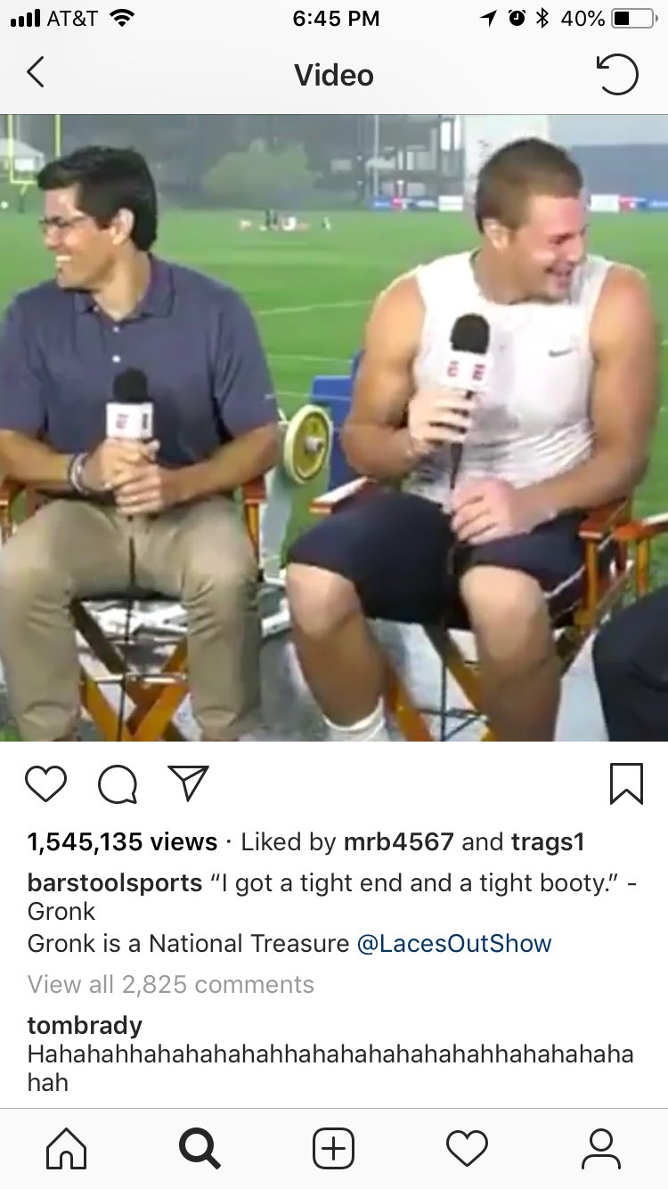 Doug Kyed on X: Brady thinks Gronk is hilarious t.coKRJhF7VcMP   X