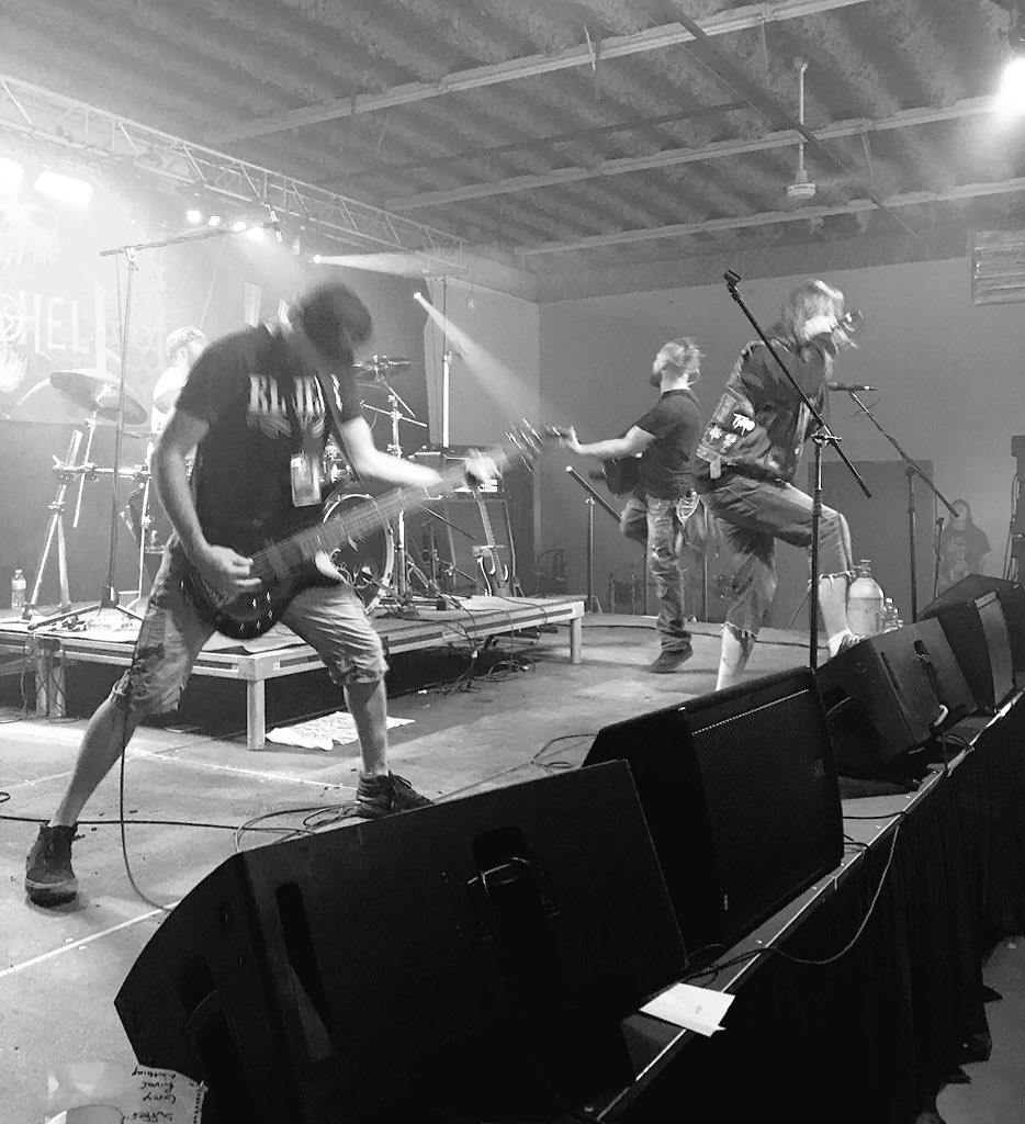 _Michelle_Jean_'s tweet photo. So many awesome bands playing today at @Loudashellfest!! @juliet_ruin @blackfridayyeg @NOTWmetal @WestofHell. My poor brain won’t get much of a break #LAH7 https://t.co/8UQiVWDDGG