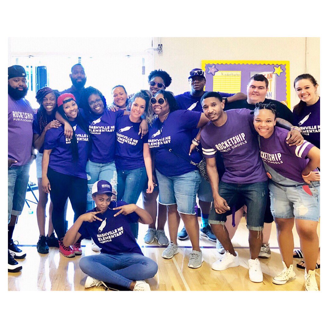 BD_Miles's tweet photo. Who are we? RNNE
Celebrating the start of an AMAZING school year with Rocketship Nashville Northeast Elementary! π #Back2SchoolBBQ https://t.co/pJI0gSxuLr