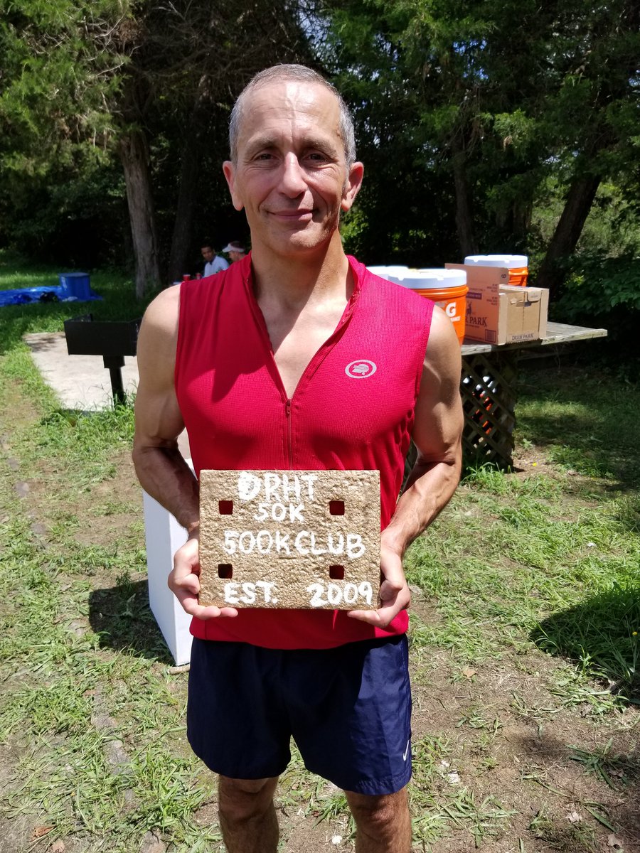 friendsdrht's tweet photo. An extra special congratulations to Steven DeSantis for his 10th DRHT 50k finish! We hope you enjoy your major award! https://t.co/Oi3dB9Ys5S