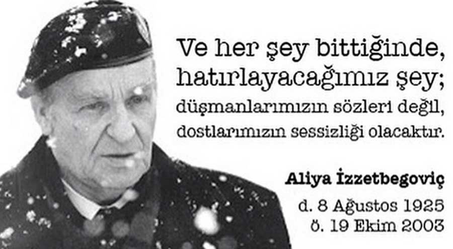 "In the End, we will remember not the words of our enemies, but the silence of our friends."