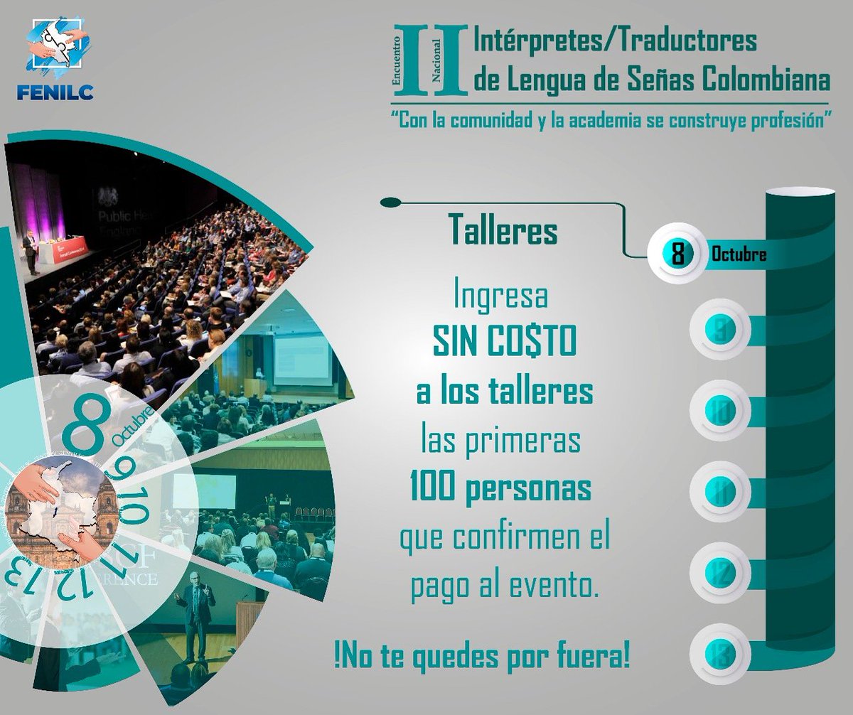 Realiza el pago de tu inscripción y no te pierdas de este beneficio que FENILC te ofrece, solo disponible para los 100 primeros inscritos que confirmen su pago.
¡No te quedes por fuera!