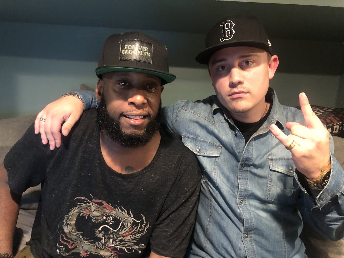 NinaForeign's tweet photo. Me and @TalibKweli  last night after the wild buffalo show thanks for encouraging my angel and you will kill it tonight in Seattle much love 🙏💯 https://t.co/0S1DENkFxm
