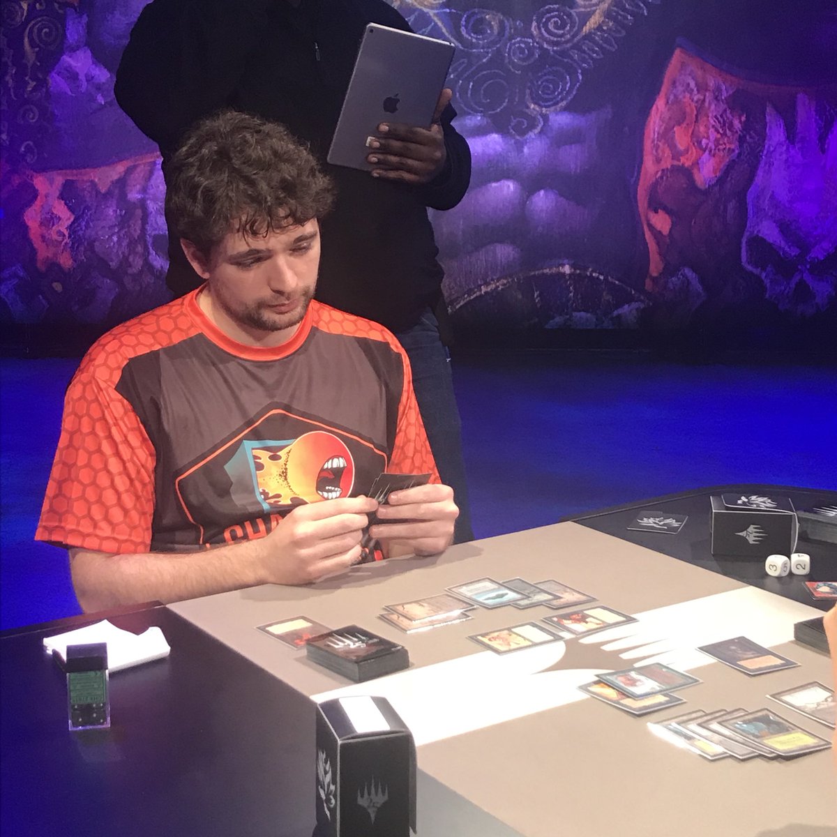 PlayMTG's tweet photo. Day 2 of #PT25A is wrapped, and that means it’s time for the semifinals of the #SilverShowcase! First up is @PVDDR vs @Amaz, then @Jonnymagic00 vs @StanCifka
https://t.co/glt0Vc0v0l https://t.co/G7f3juLVfk