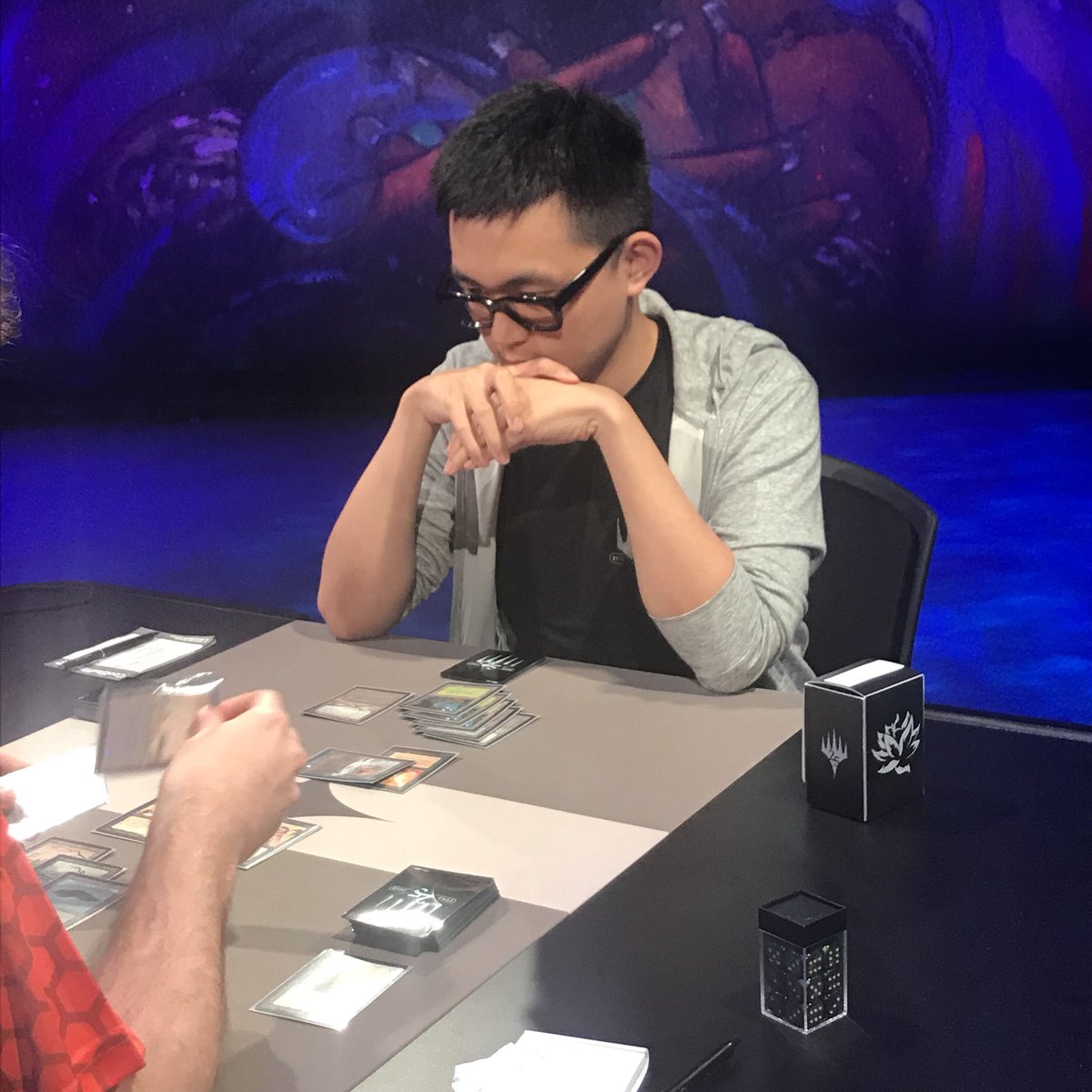 PlayMTG's tweet photo. Day 2 of #PT25A is wrapped, and that means it’s time for the semifinals of the #SilverShowcase! First up is @PVDDR vs @Amaz, then @Jonnymagic00 vs @StanCifka
https://t.co/glt0Vc0v0l https://t.co/G7f3juLVfk