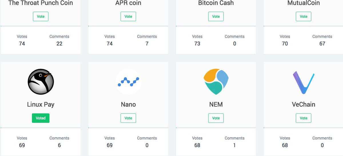 LinuxPay's tweet photo. We are 69th in the vote lets get it in the top 5 I know you can Linux Pay community. Lets do it Everybody can win. Vote for LNP https://t.co/oIHFvkzxZ8 for your chance to win https://t.co/O95imgXi16