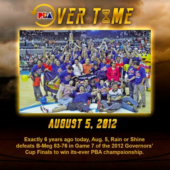 pbaconnect's tweet photo. Exactly 6 years ago today, Aug. 5, @RoSEPainters defeats B-Meg 83-76 in Game 7 of the 2012 Governors' Cup Finals to win its FIRST-ever PBA championship.
#PBAOverTime #PBAHistory #WeArePBA https://t.co/l1SLWFZGry