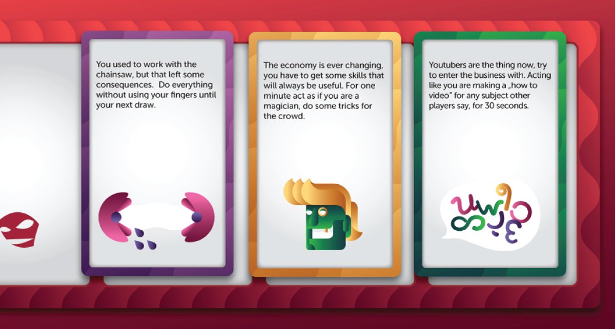 KerberGames's tweet image. What do you think about our challenges?  #Finalchallenge
.
.
.
#challenge #funny #kerbergames #games #boardgames #partygame #tabletopgames #cardgames #boardgamestudio #cards #indigame #gamedev #gamedevelopment #socialgathering #friends #newgames #games #Kickstarter #gameplay