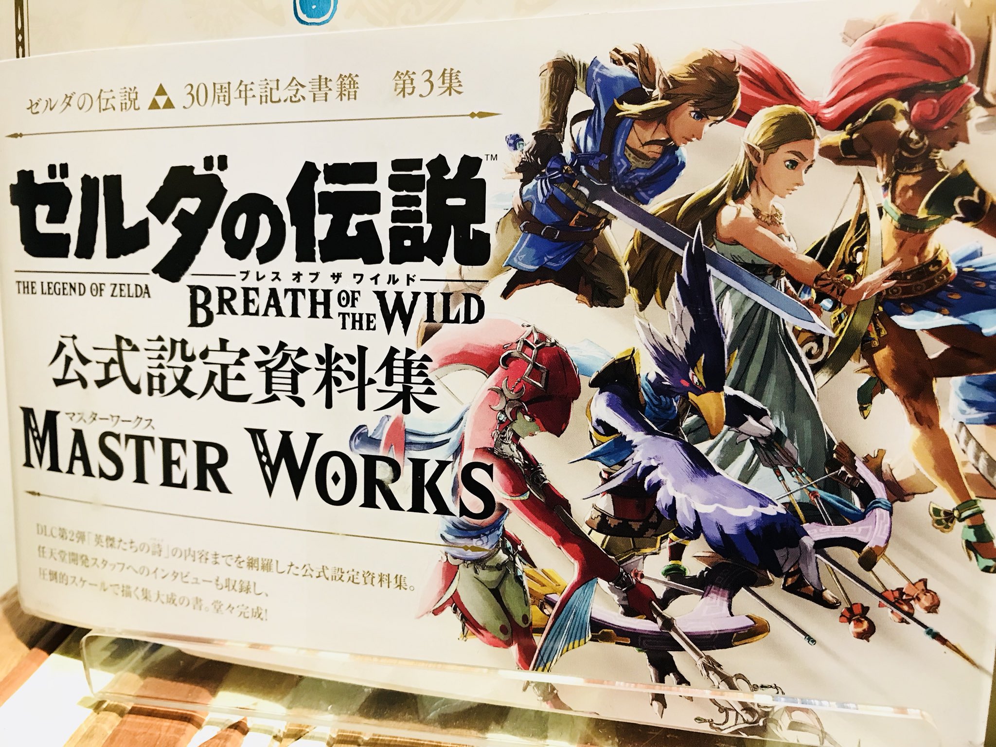 ヴィレッジヴァンガード 梅田ロフト店 公式 ゼルダの伝説30周年記念 ブレスオブザワイルド 公式設定資料集 品切れでしたが 入荷しました ファンにはたまらないイラスト集や設定資料など全416ページ ハイラルの世界をより深く味わえる一