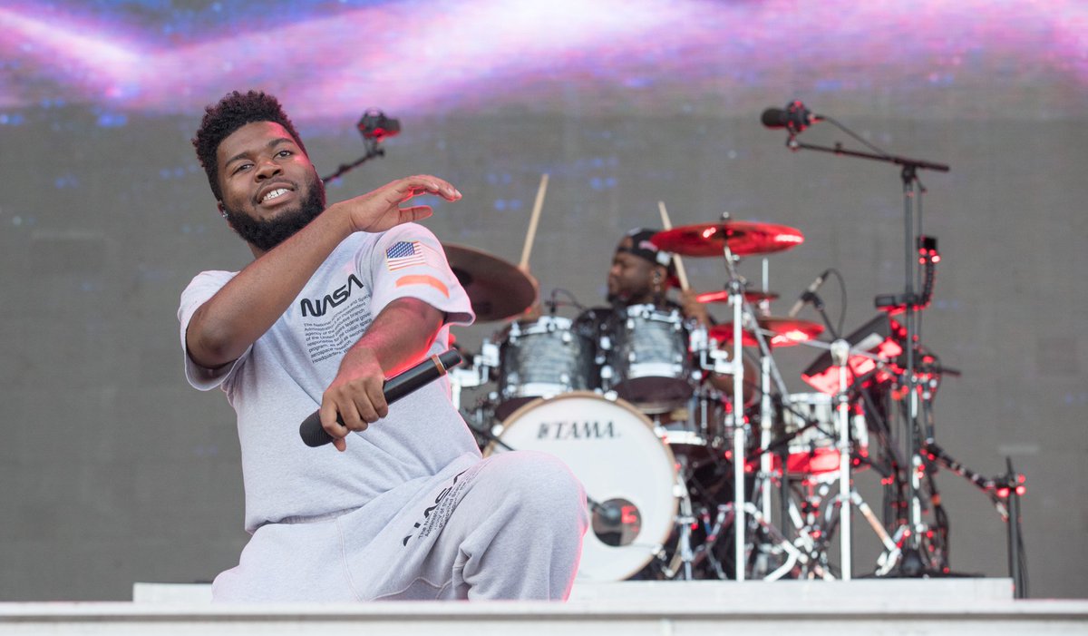 Nothing makes me happier than a happy <a href="/thegreatkhalid/">Khalid</a> 📸: Pat Beaudry for <a href="/osheaga/">OSHEAGA</a>