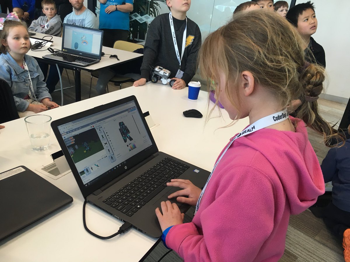 coderdojorealm's tweet image. 2018 is proving the most exciting year yet for CoderDojo REALM - from 3D printed robotic arms to Minecraft written in Scratch, our ninjas are learning heaps #coderdojorealm