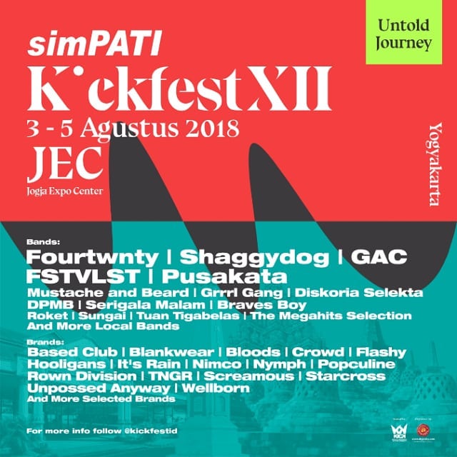 HARI TERAKHIR !!! KIKCKFEST XII w/ <a href="/shaggydogjogja/">SHAGGYDOG</a>  <a href="/GAC_music/">Gamaliél Audrey Cantika</a>  n more at JEC <a href="/kickfest/">KICKFEST</a>