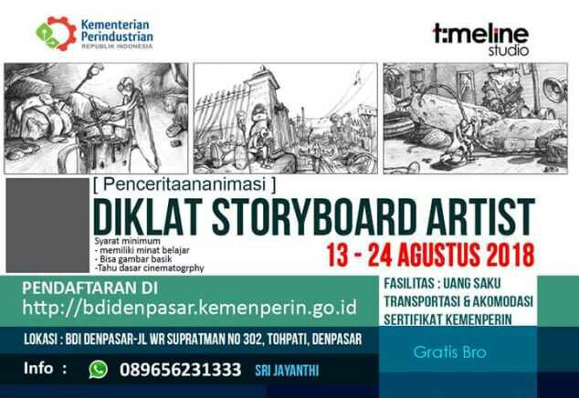 Calling All Artist #diklatstoryboardartist #kementrianperindustrian #Indonesia #indonesiaartist #animasi #animation