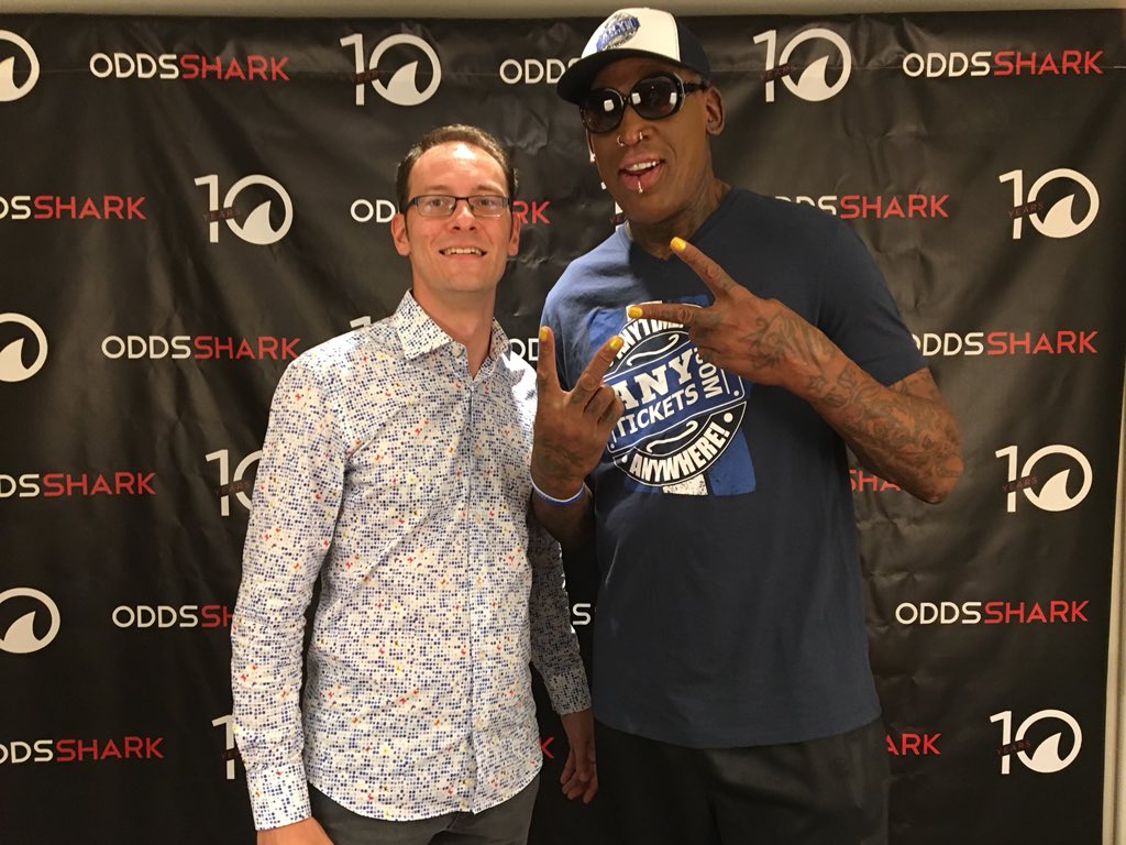 robpizzola's tweet image. Rodman in the house. #OSx10