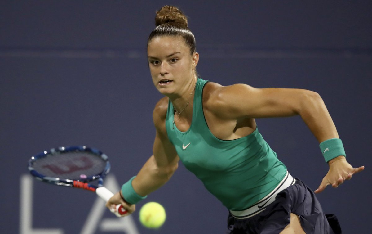 Greek Maria Sakkari Qualified For Her 1st Final Wta In San Jose Atpextra Tennis Players Womens Tennis Billie Jean King