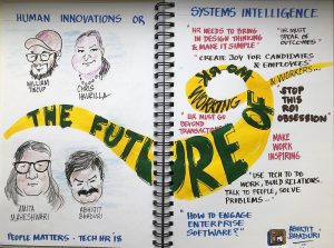 AbhijitBhaduri's tweet photo. Future of Work: Human Innovations or Systems Intelligence | Read about the views of William Tincup, Amita Maheshwari, Chris Havrilla & yours truly @PeopleMatters2 we shared the stage at TechHR 18 last week. @Ester_Matters @PeopleMatters2 https://t.co/hTy6mDqv6r https://t.co/KKtkMeYBJB