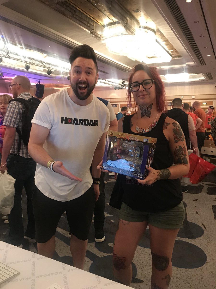 HoardarApp's tweet photo. Had a wonderful time at #tfnation2018 Big thanks to everyone that registered with us over the weekend and congrats to all the prize winners!! Now get Hoarding!! #transformers #Hoardar #TheCollectorsSocialNetwork #tfnation https://t.co/J8AMBpKRBZ