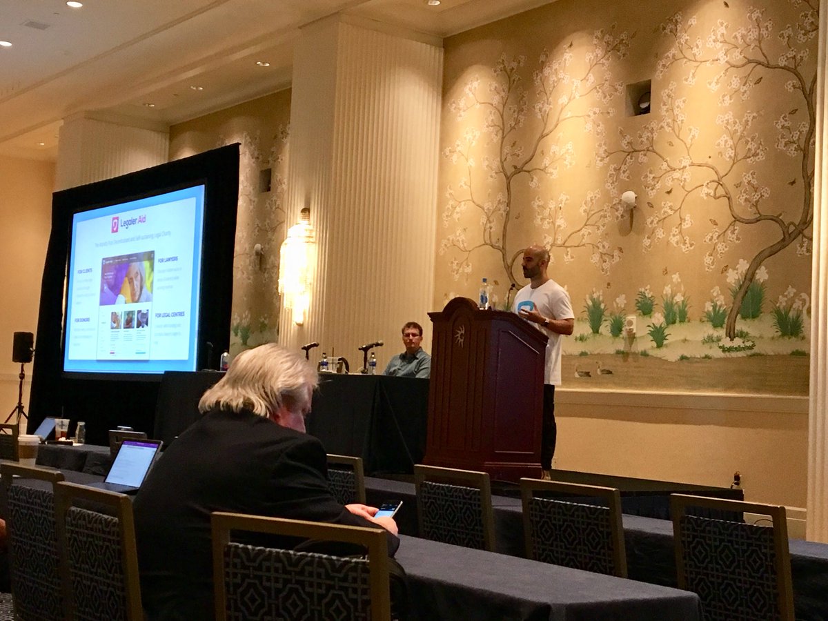 ANIKALegal's tweet image. Australia’s very own Stevie Ghiassi of Legaler is rocking the room at the Global Legal Blockchain Consortium’s annual meeting. Tell us more!! @LegalerHQ @Ghiassi @ALTAdotLAW #ILTACON18