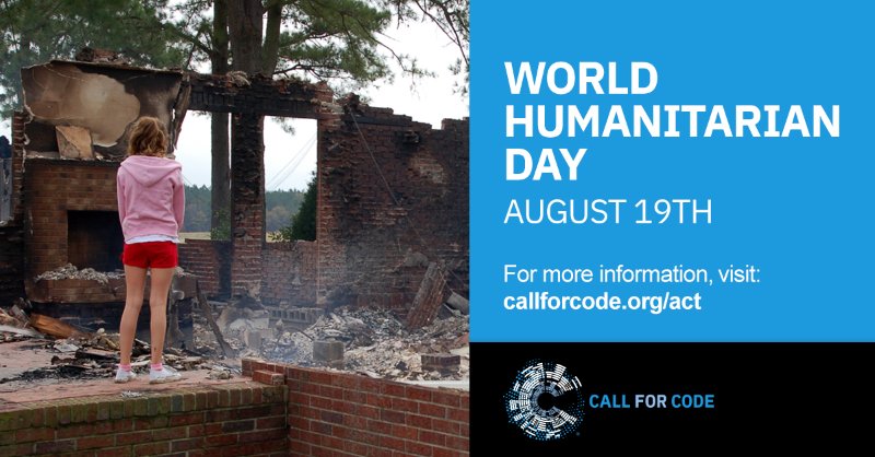lucyhale's tweet image. Let's support people affected by Natural Disasters with #CallforCode and use technology for good on #WorldHumanitarianDay. Show your support for @UNHumanRights &amp;amp; @RedCross in their efforts to help the most vulnerable among us. To get involved, visit: callforcode.org/act