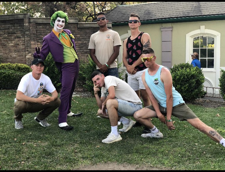 brettstauff40's tweet photo. The joker thought he was slick giving me bunny ears... https://t.co/511hytmh5K