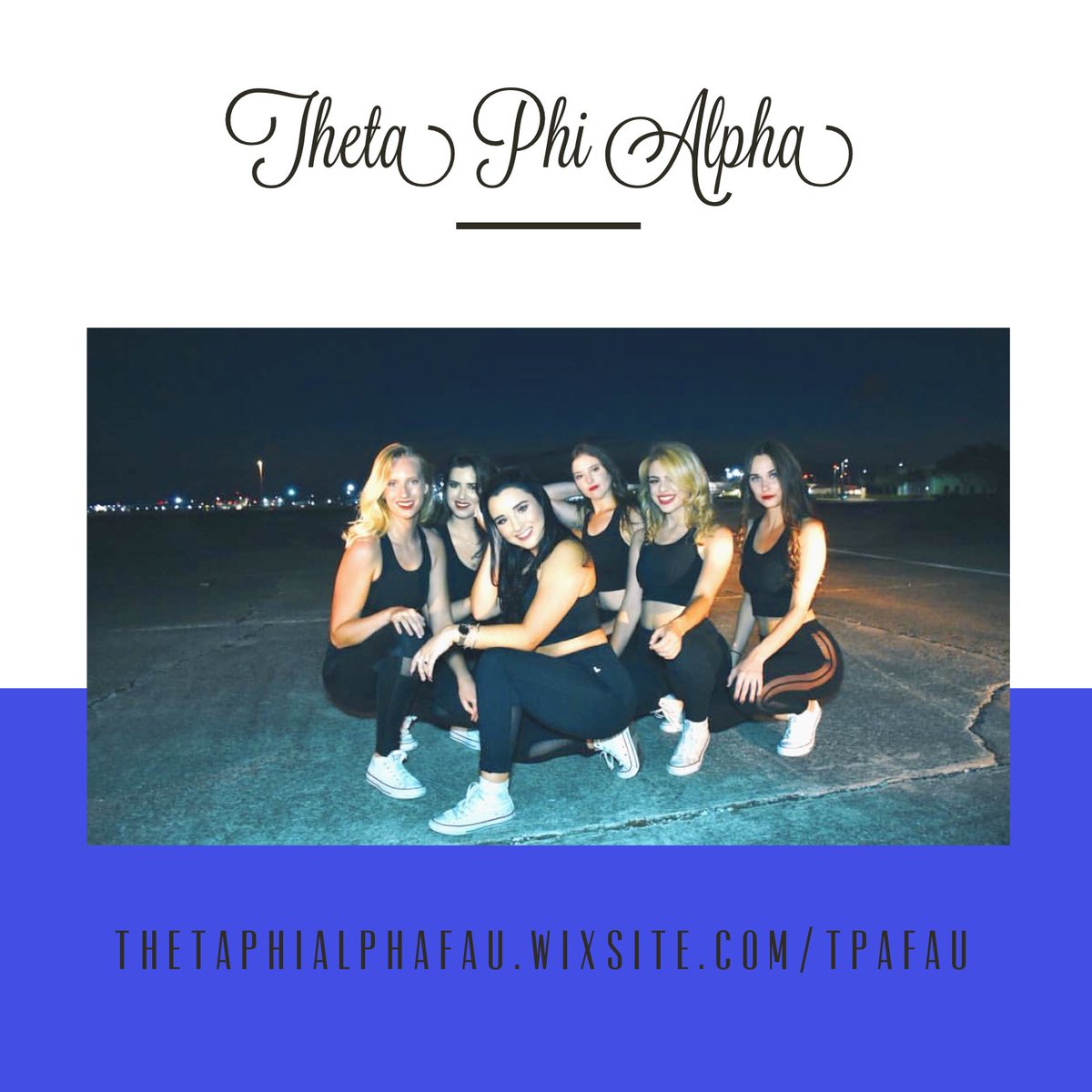 Only 5 days till recruitment! Don’t forget to register! Also check out our insta (cpaatfau) for today’s chapter spotlight of the lovely women of <a href="/ThetaPhiFau/">Theta Phi Alpha</a> 💙💛