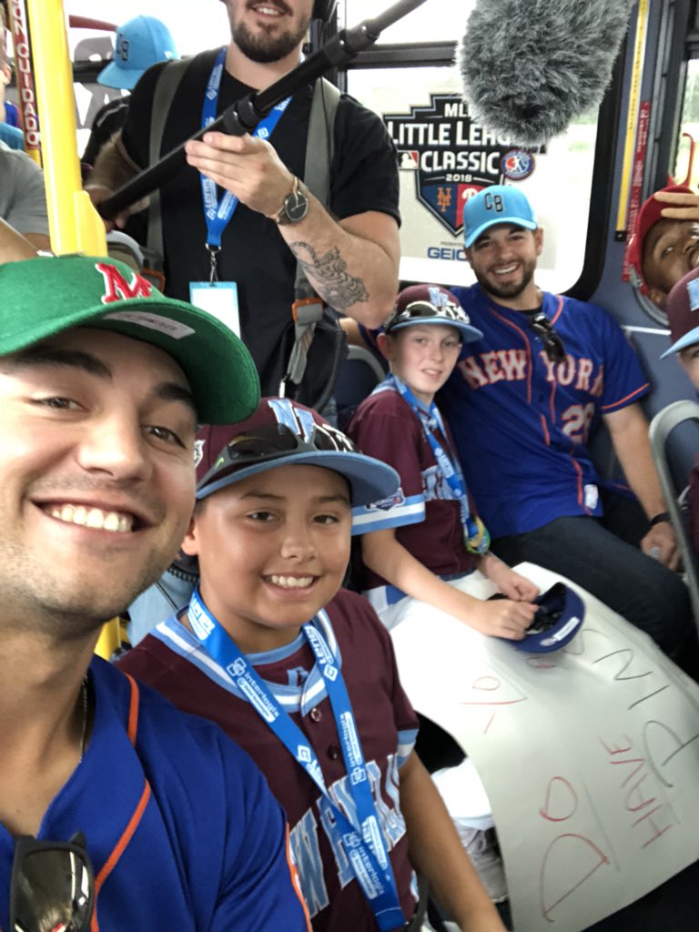 Got to hang with some awesome kids today. What an awesome experience being back in Williamsport! #LittleLeagueClassic