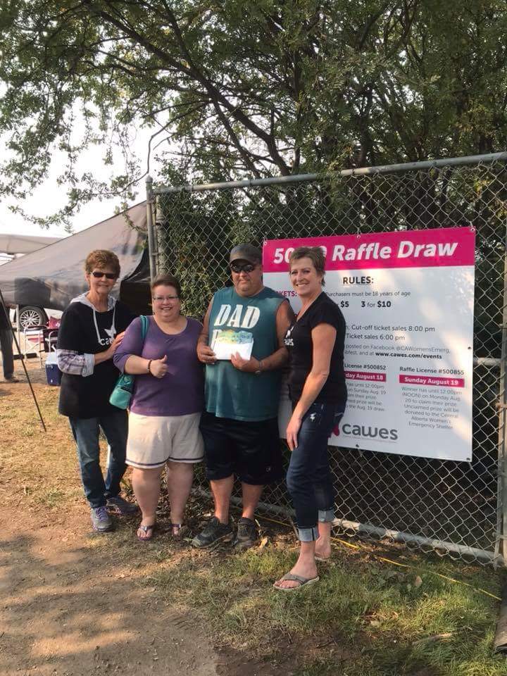 Congratulations to our 50/50 winner of $2,890 Don Duffy of Red Deer!  Thank you to everyone who purchased tickets. Another 50/50 draw takes place today; cut off to buy is 6pm, draw will happen at 6:30. #reddeer #ribfest #wegotthemeat