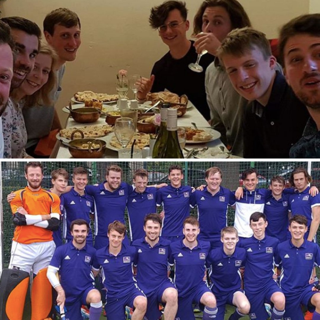 InverleithHC's tweet photo. The Men's 1/2s celebrated winning 4/4 games at their invitational pre season tournament yesterday with a team curry night! 💜💪🏻 #BhunaBoys #WinnerDinner

Inverleith 2-1 Falkirk
Inverleith 1-0 Carnegie
Inverleith 3-2 Perthshire
Inverleith 2-0 ESM
 
#winverlieth 💜 https://t.co/qEZGUIPlCb