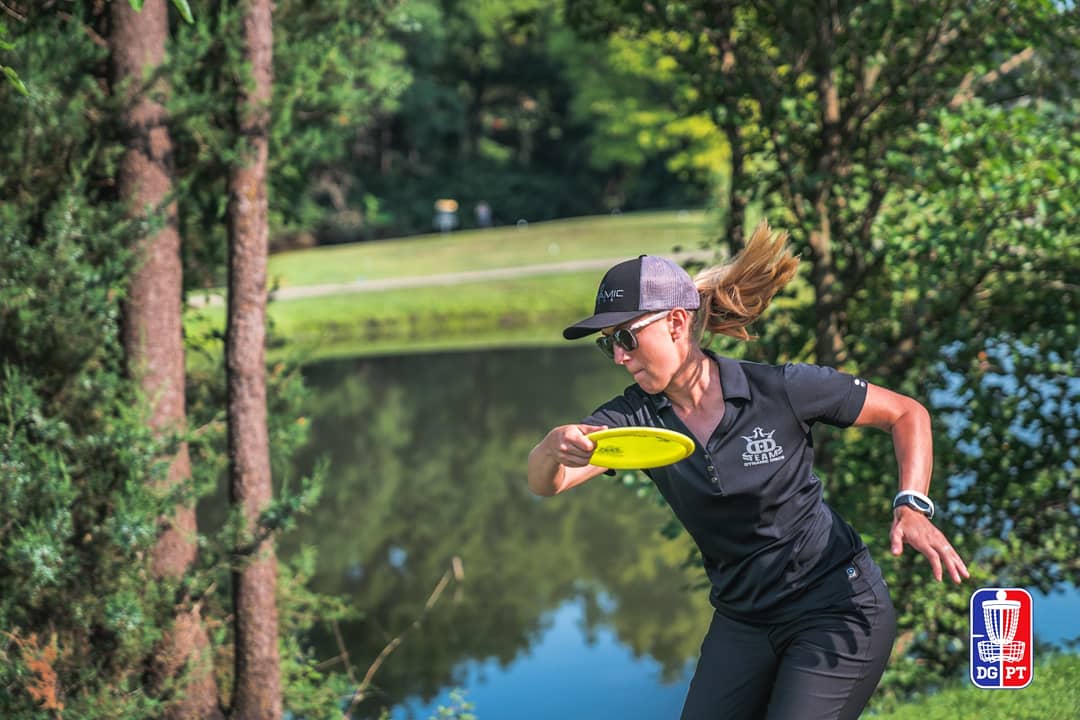 AV_Images's tweet image. Does the hairflip give you more momentum or just make you look like a badass? Missy Gannon here channeling James Conrad.