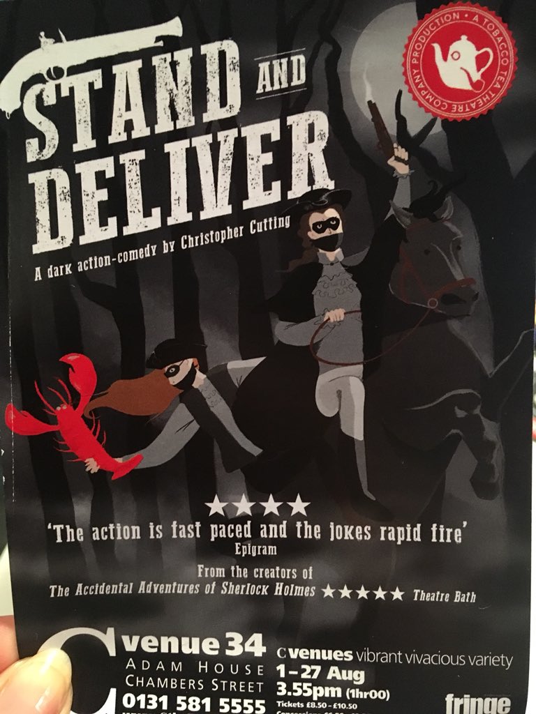 APintandAPlay's tweet photo. @TobaccoTeaTC @Cvenues @edfringe I saw this &amp; think it sounds amazing, but my own show sadly clashes! Boo! Best of luck with it though! And for any #edfringe people looking for recommendations, go see it! https://t.co/u9IjJZkdvs
