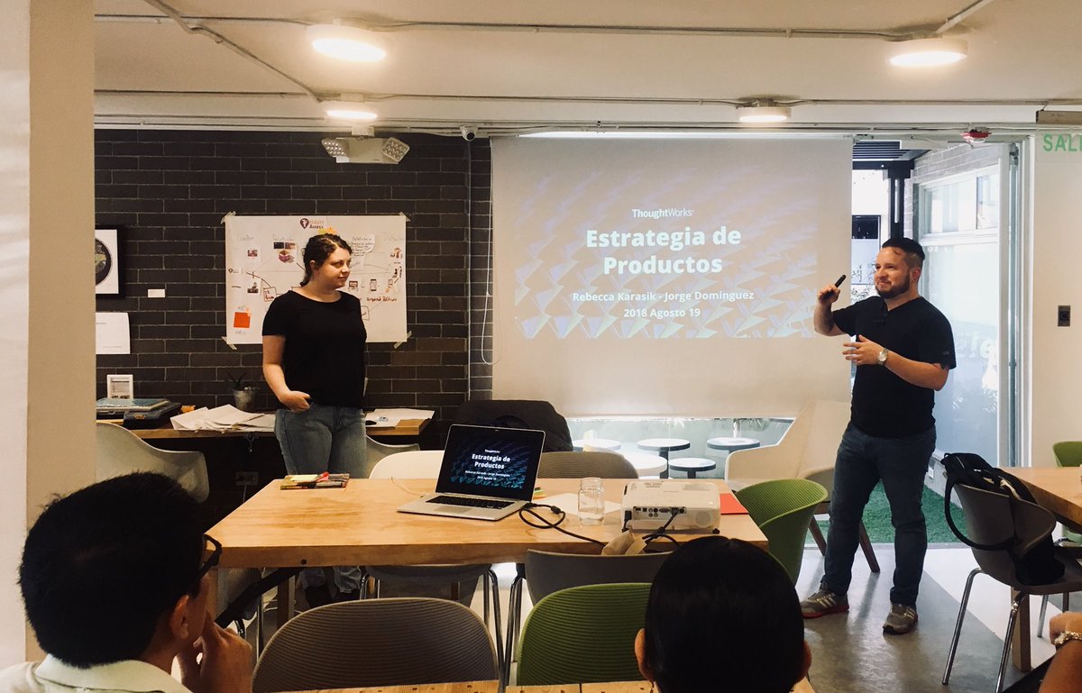 IMPAQTOec's tweet image. Empezó el tercer día de #IMPAQTOLabTECH con mucha energía @ThoughtWorksANS @rebeccakarasik