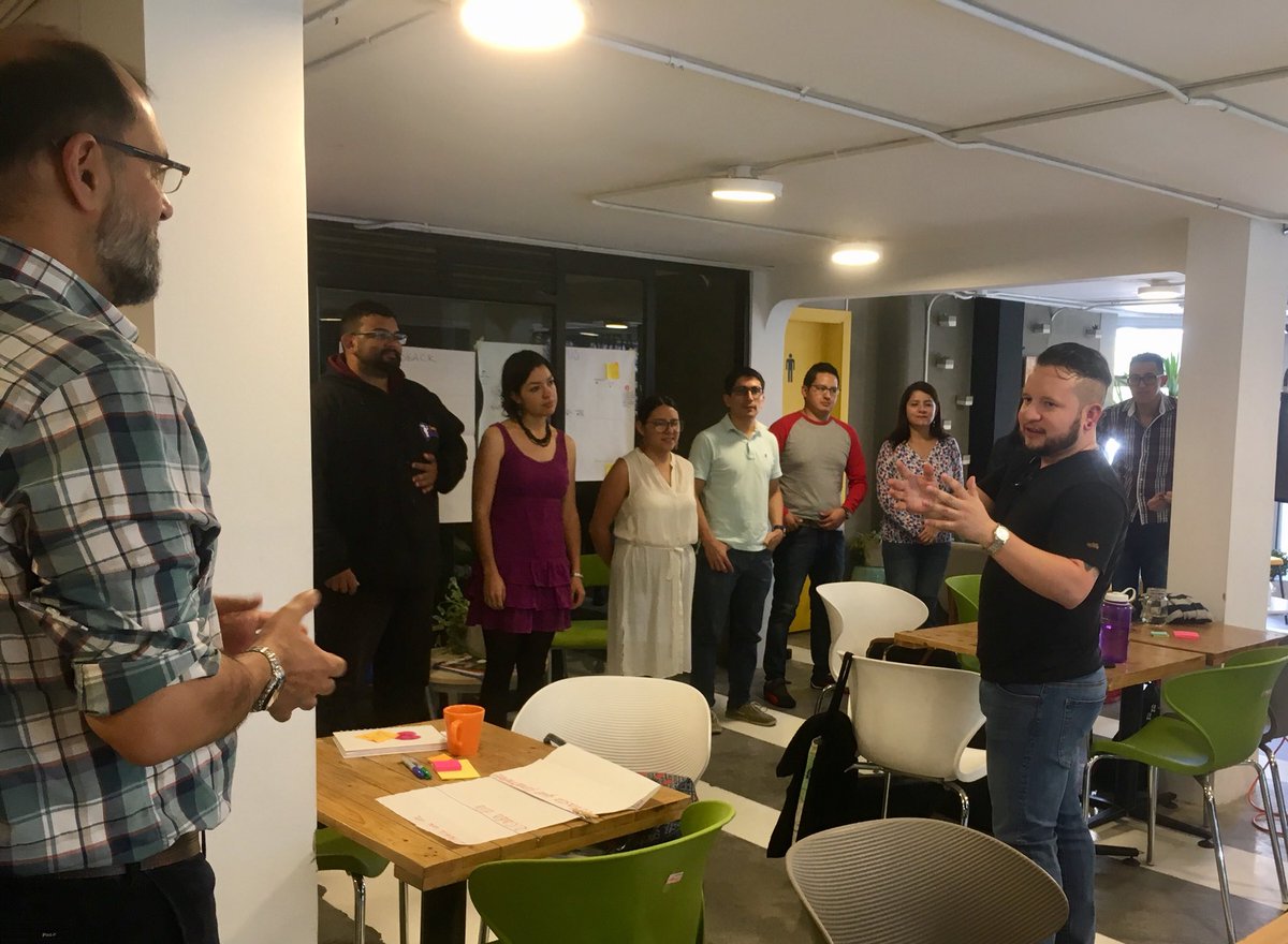 IMPAQTOec's tweet image. Empezó el tercer día de #IMPAQTOLabTECH con mucha energía @ThoughtWorksANS @rebeccakarasik