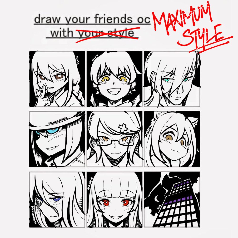 Time for me to bandwagon, am I doing this right @HarvestBunny @isakytm @_minhwei @doghateburger @cazzastrophe @Bashkunart @KurisuStinah @Arazand @nik_jyp