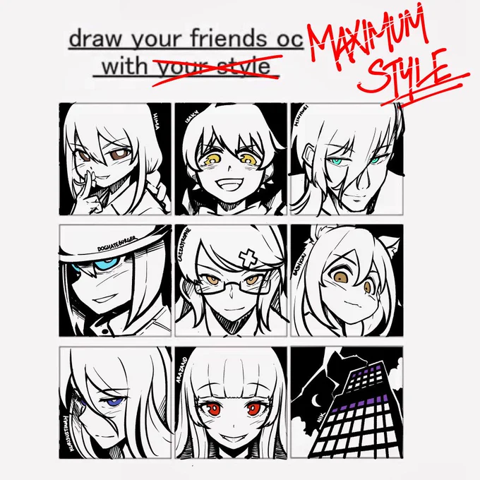 Time for me to bandwagon, am I doing this right @HarvestBunny @isakytm @_minhwei @doghateburger @cazzastrophe @Bashkunart @KurisuStinah @Arazand @nik_jyp 
