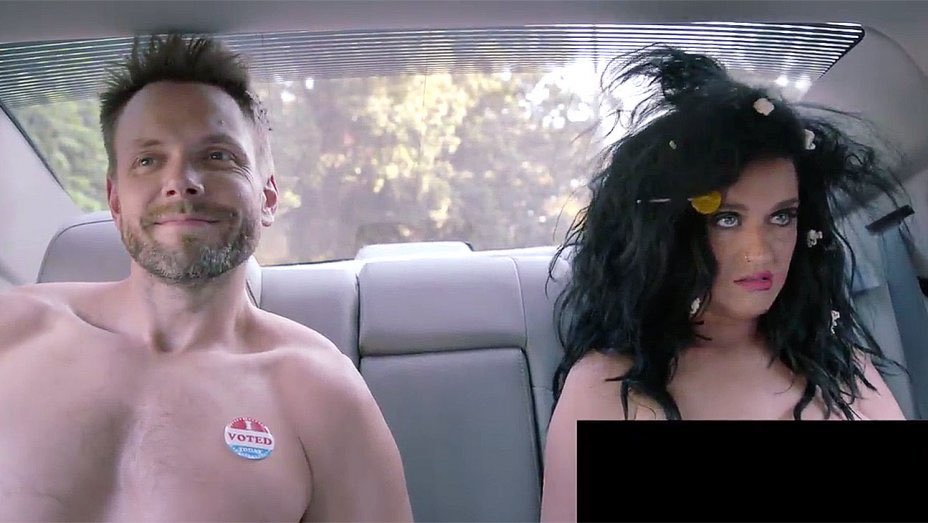 When Katy Perry and I voted “naked”.