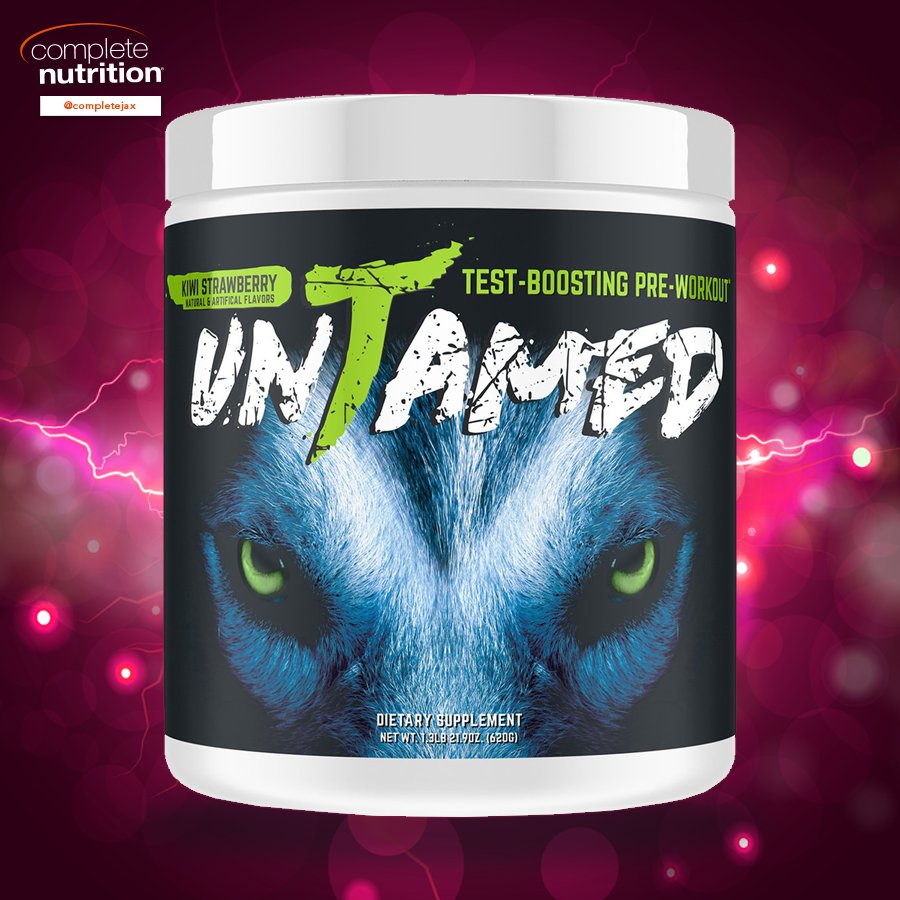 CompleteJax's tweet image. .@CNheadquarters' Untamed is a #testosterone boosting #preworkout that is clinically proven to increase #strength and enhance #endurance. Call us at 904-379-1300 to order some today!