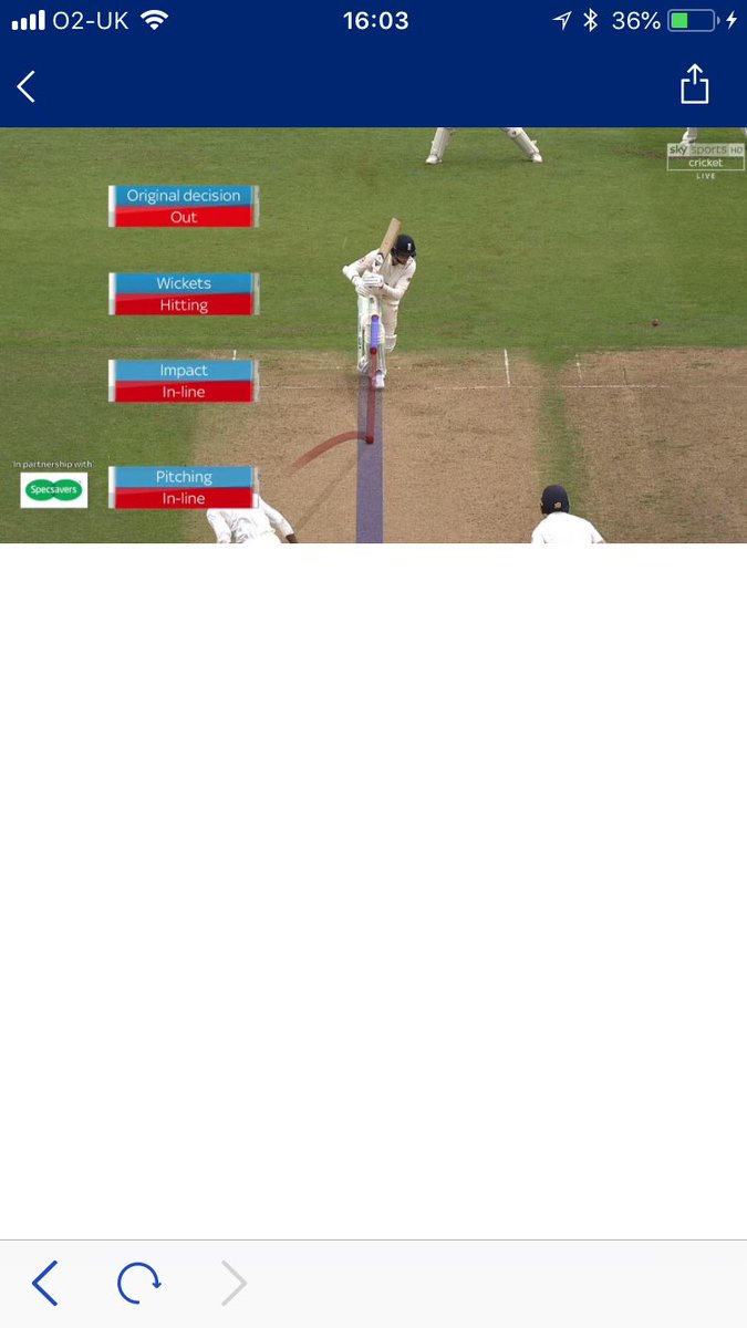 If I was Stuart Broad I would have reviewed that 😂