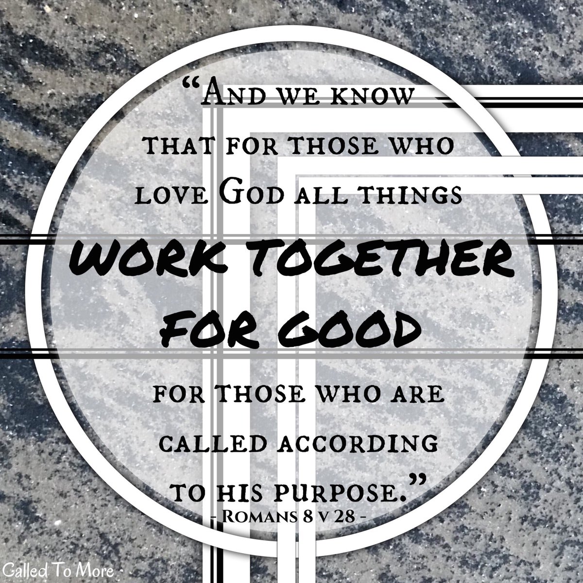 CalledToMore's tweet photo. How many of you feel that in life, not everything goes to plan? Romans 8v28 is such an encouraging verse for you. Whatever challenges you face, God will turn those situations to Good. Thank God for all the times your storms were turned to good! 
#CalledToMore #Turntogood #love https://t.co/9CAr91amO3