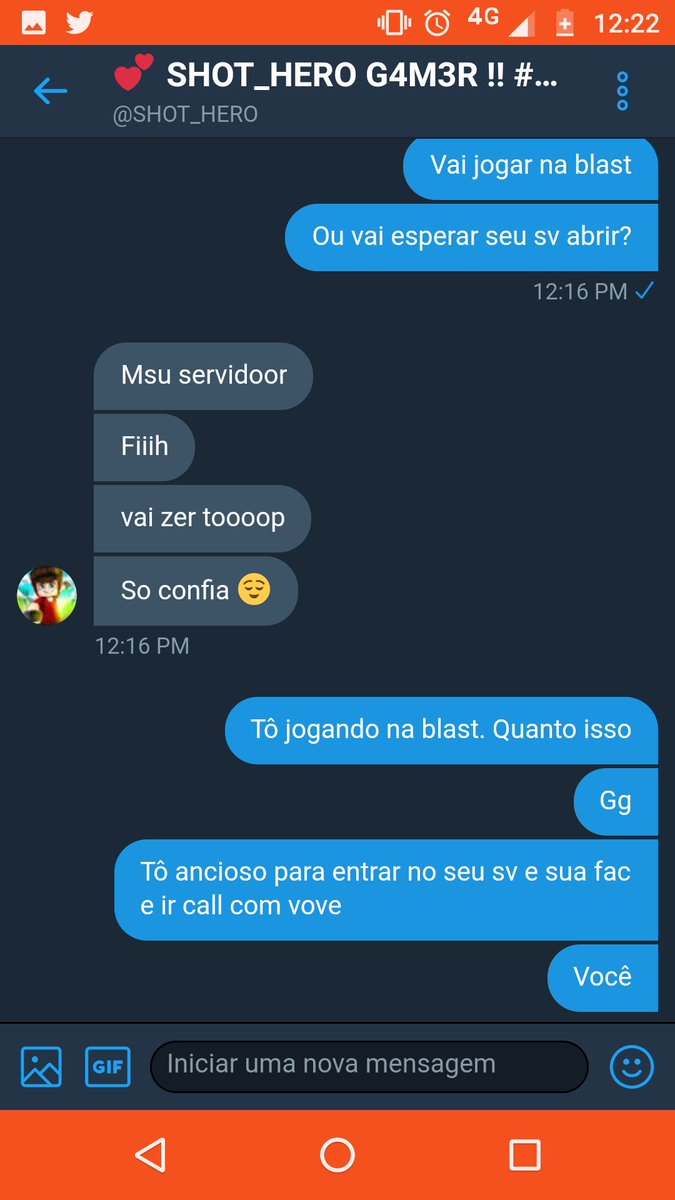 PedroFlash's tweet photo. GGGGGGG entrei para fac do @SHOT_HERO https://t.co/t8zbieaV7P