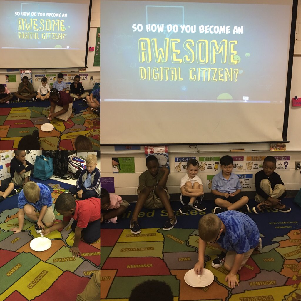 MsHarmes's tweet photo. Learning how to be a digital citizen and using google classroom to answer a reading response. #trailblazers @PoincianaStem @PBCtrailblazers https://t.co/Xef5av5oGY