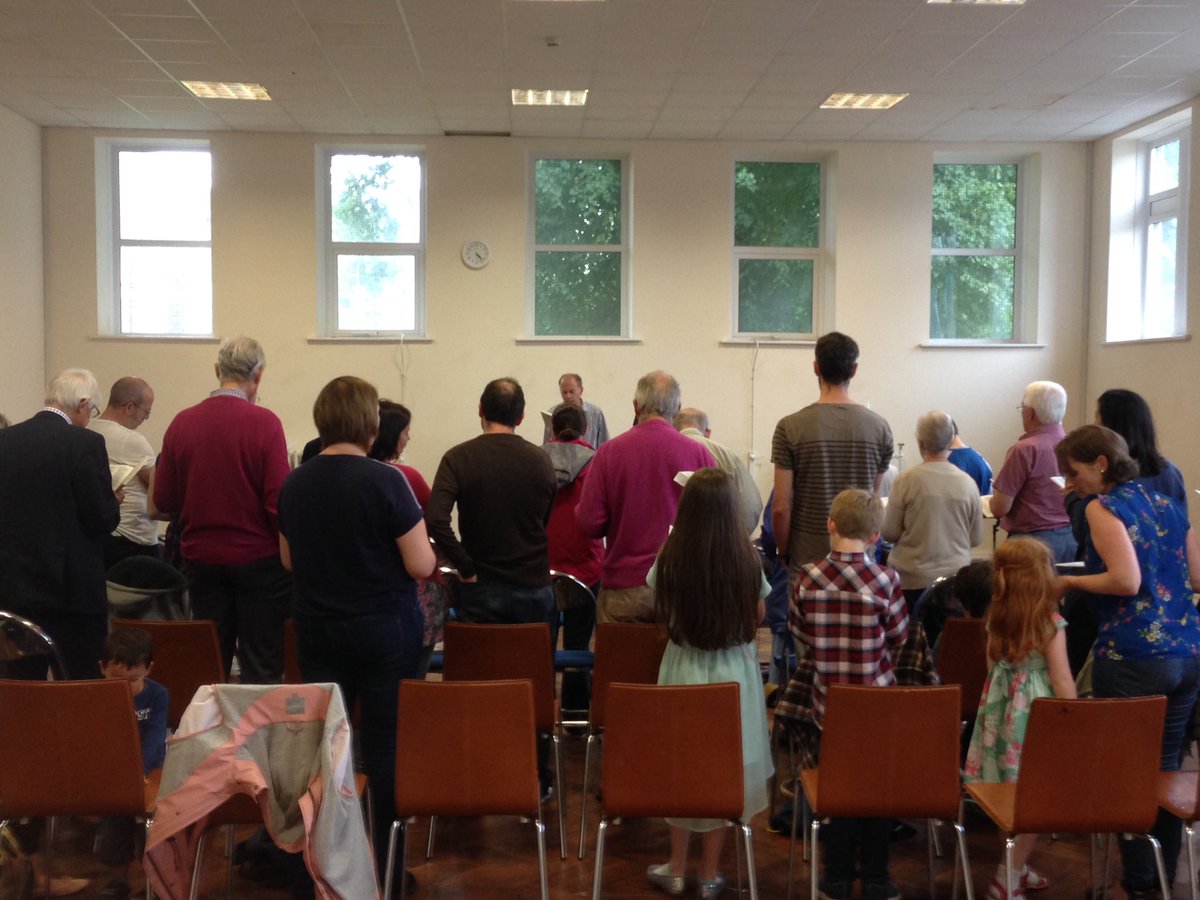 minsterinsplott's tweet photo. Good news! We're back meeting in Splott today at the Old library. Hearing about what happened after Jesus rose from the dead! https://t.co/4h5FLo7TAe
