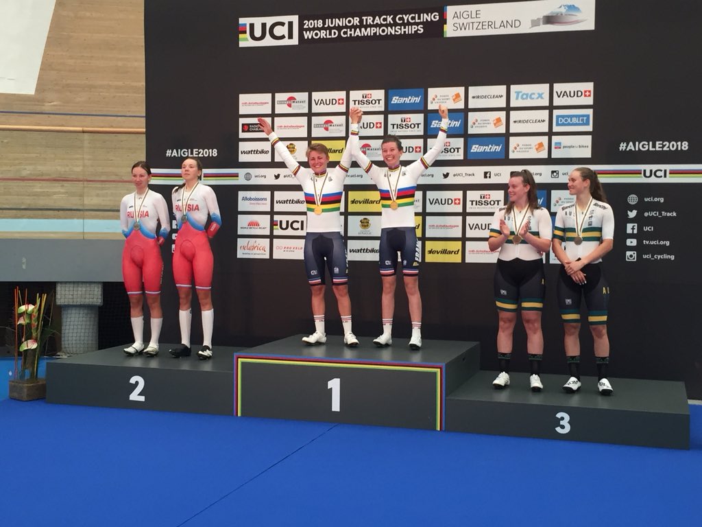 TelegrammeSport's tweet photo. #cyclisme Marie Le Net en arc-en-ciel https://t.co/cpHuosDh7P https://t.co/a7rPlqrKRW