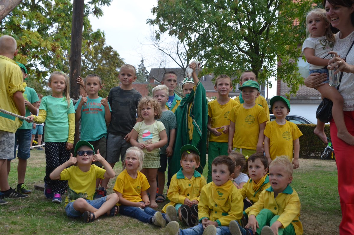 GansHoevenen's tweet image. De koningen van #Minigans 2018 #Hoevenen Jef Hendrickx en Ruben De Doncker.   Proficiat aan deze #Ganzenrijders