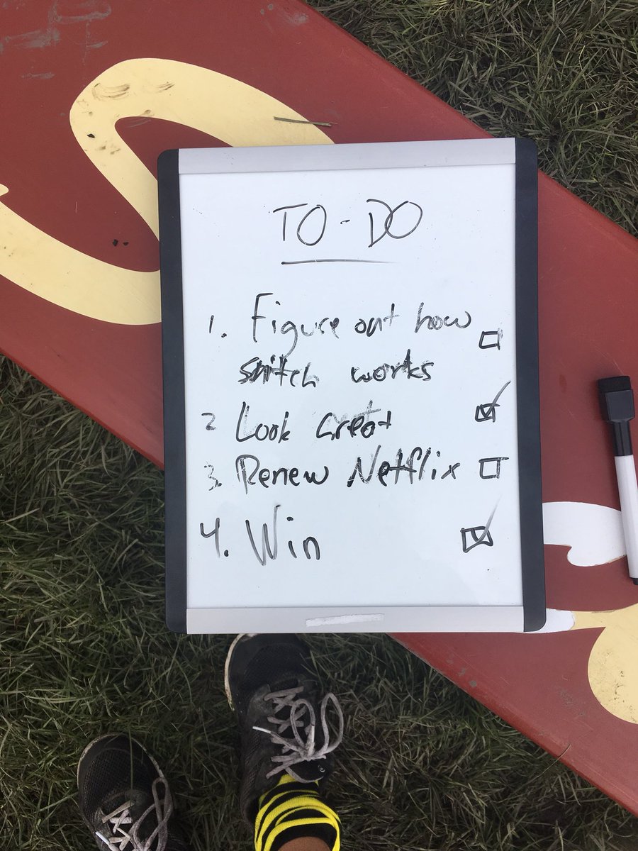 Our interim coaches’ to do list for the Hive today... we think things are going pretty well 😏