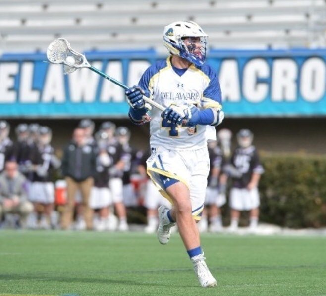 DelawareMLAX's tweet photo. Congratulations to our #ProBlueHen Brian Kormondy ‘15 for helping lead the @RattlersLax to the @MLL_Lacrosse Championship &amp; a special shoutout to #BlueHenHOFer @JohnGrantJr24 for coaching the @DenverOutlaws to another @MLL_Lacrosse 🏆! #BlueHenFamily https://t.co/DlaBLPTAzx