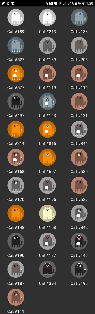 ovrnit's tweet image. android8.0にするのでこの猫ちゃんたちともお別れです。さようなら。
#AndroidCat
#AndroidNeko