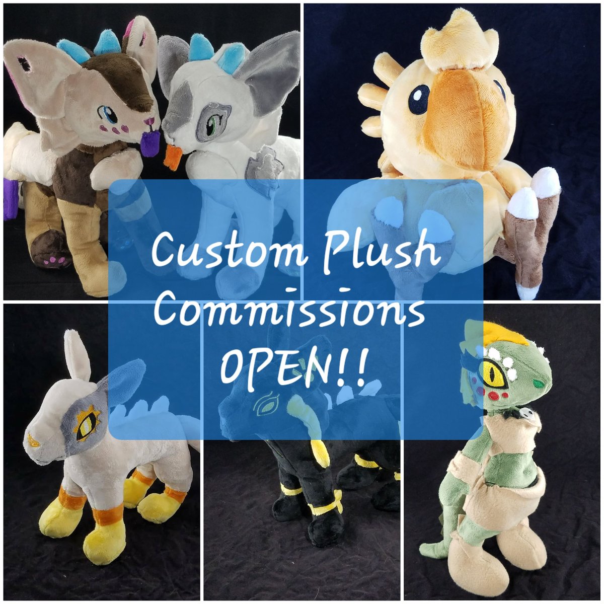 custom fursona plush