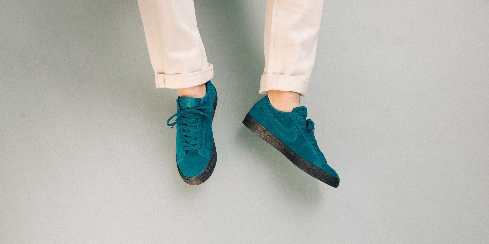 nike sb blazer teal