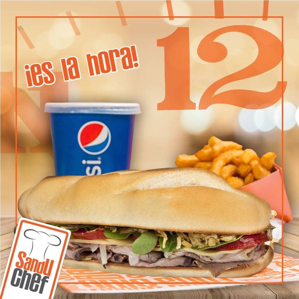 SanduChef's tweet image. La mejor hora del día es la que compartes con un #SanduChef ¿Ya tienes el tuyo?
#SanduChef #DomigoConSanduchef #SaborQueDistingue
