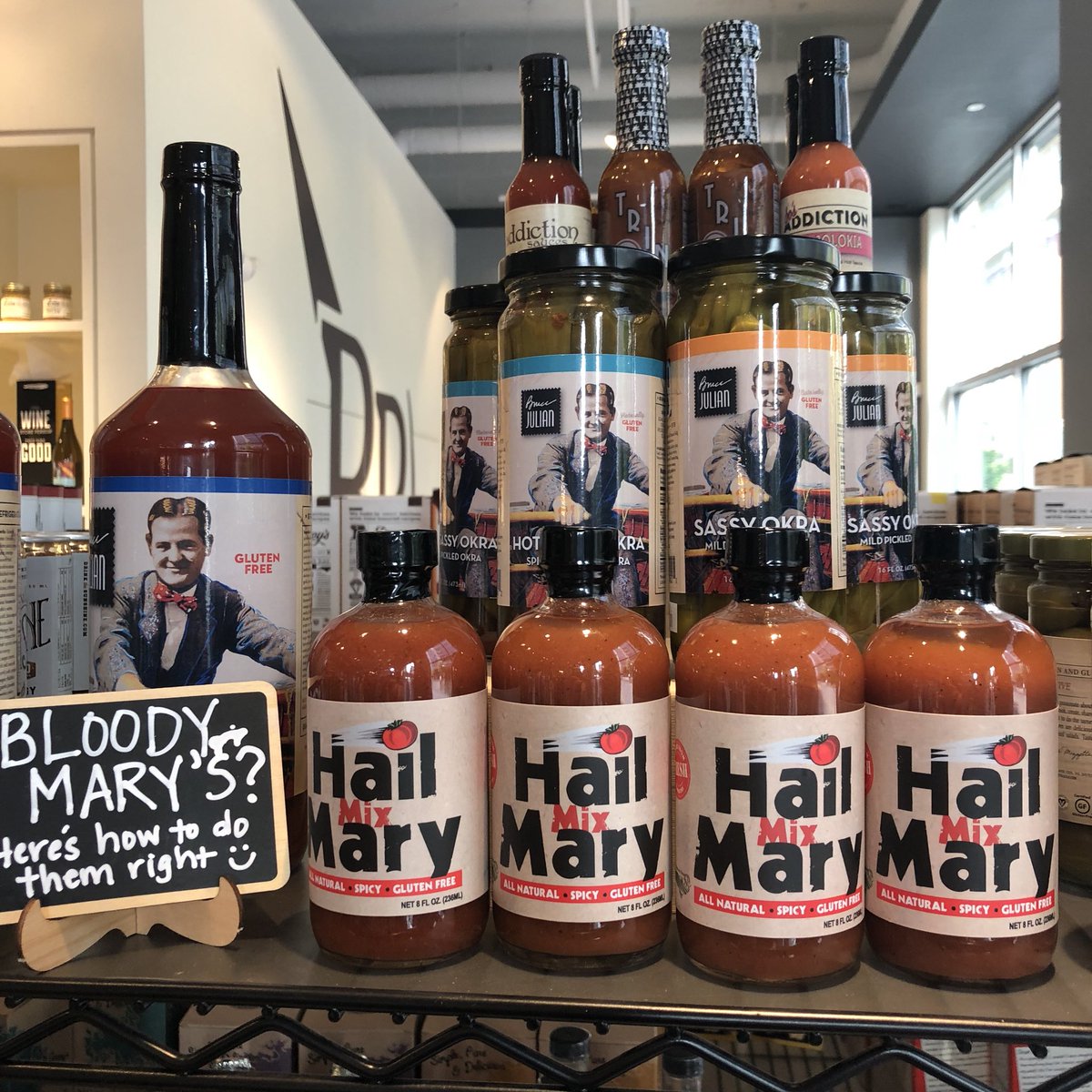 RalProvisions's tweet photo. We’ve got what you need to make delicious Bloody Marys (or Marias, whatever) at home, just the way you like them! 🌶🍅 #makeminespicy  #dtraleighindependentshops #shopsmalldtraleigh #nclocal https://t.co/Ycgzp2hJFs